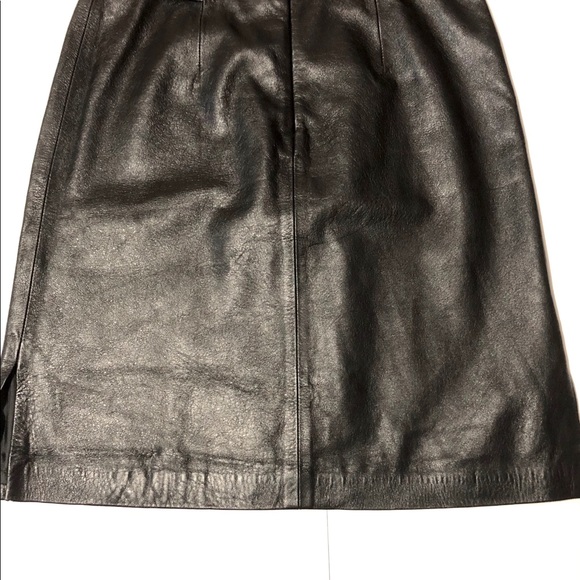 Leather Montagut Paris Leather Skirt - Picture 4 of 5